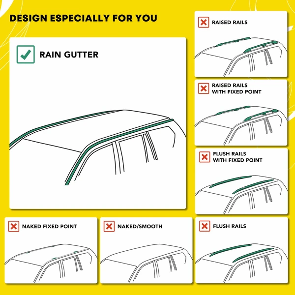 78-inch x 55-inch Black Aluminum Alloy Roof Rack Platform with Side Guardrail for 2018-2023 Jeep Wrangler