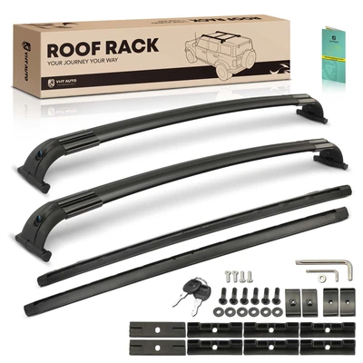 Black Aluminum Alloy Roof Rack Cross Bars