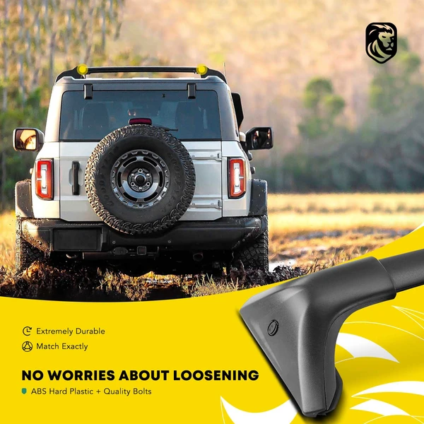 Black Aluminum Alloy Roof Rack Cross Bars for 2016-2022 Lexus RX350