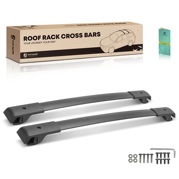 Aluminum Alloy & Nylon Roof Rack Rails Cross Bars for Subaru Forester 2019-2023