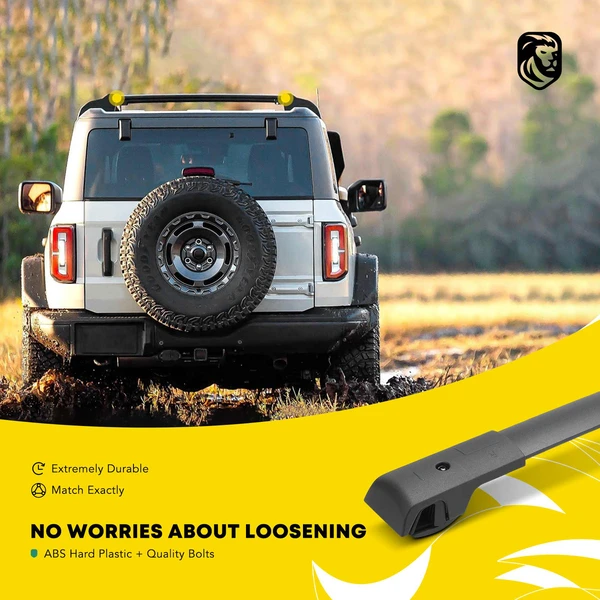 Aluminum Alloy & Nylon Roof Rack Rails Cross Bars for Subaru Forester 2019-2023