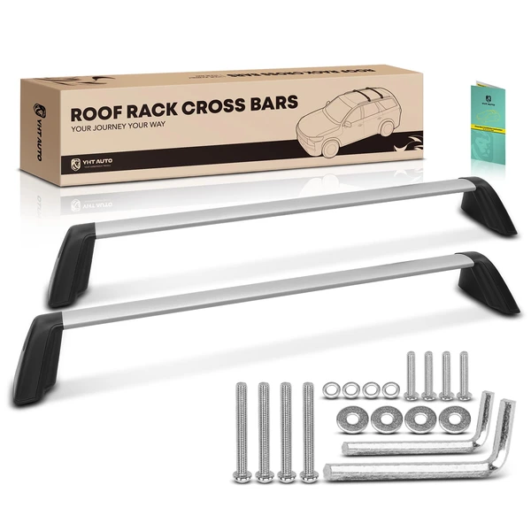 Silver Aluminum Alloy Roof Rack Cross Bars for Subaru Impreza 08-14 WRX WRX STI
