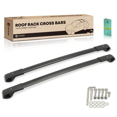 Black Aluminum Roof Rack Rail Cross Bars Luggage Carrier