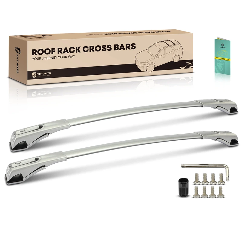 Black Aluminum Alloy Roof Rack Cross Bar for 2013 Toyota RAV4