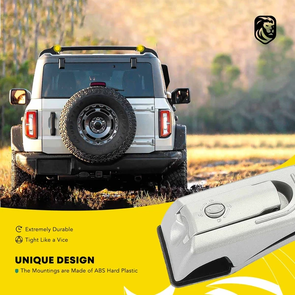 Silver Aluminum Alloy Roof Rack Cross Bar for Toyota RAV4 2013-2018