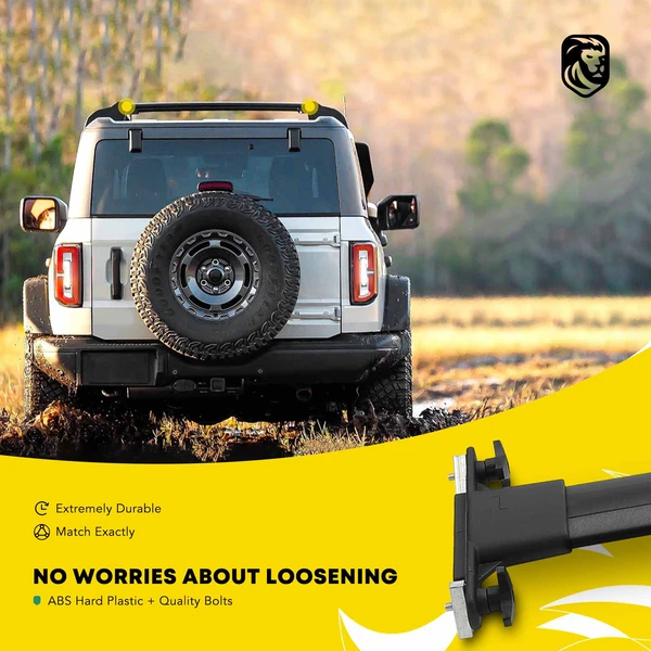 Black Aluminum Alloy Roof Rack Cross Bars for Toyota Highlander 2008-2013