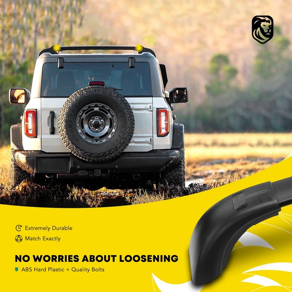 Black Aluminum Alloy Roof Rack Cross Bars for Toyota Highlander 2014-2019