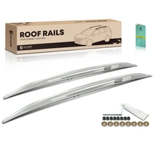 Silver Aluminum Alloy Roof Rack Side Rails