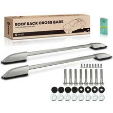 Silver Aluminum Alloy Roof Rack Side Rails for 2008-2013 Toyota Highlander