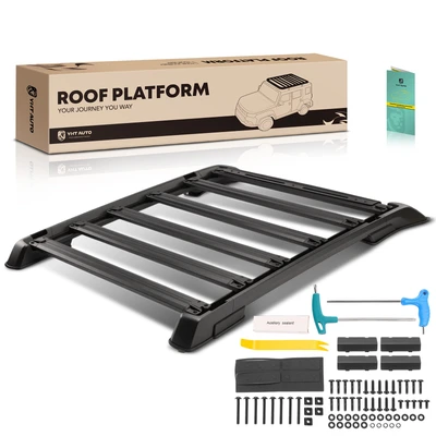 Black Aluminum Alloy Roof Platform