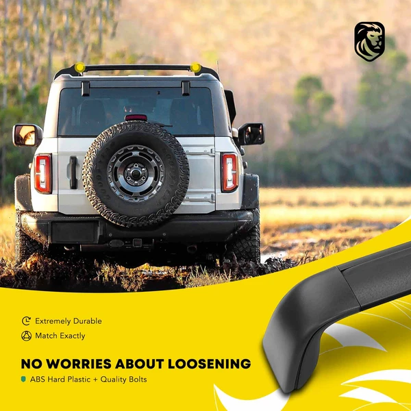 Black Aluminum Alloy Roof Rack Cross Bars for 2017-2023 Tesla 3