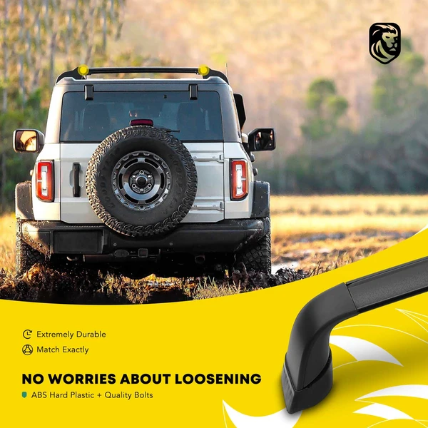 Black Aluminum Alloy Roof Rack Cross Bars for 2020-2023 Tesla Y