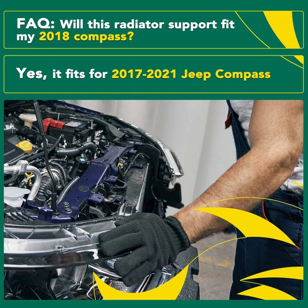 Radiator Support Assembly for 2017-2021 Jeep Compass