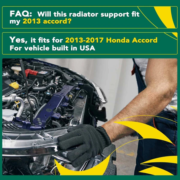 Radiator Support Assembly for 2013-2017 Honda Accord