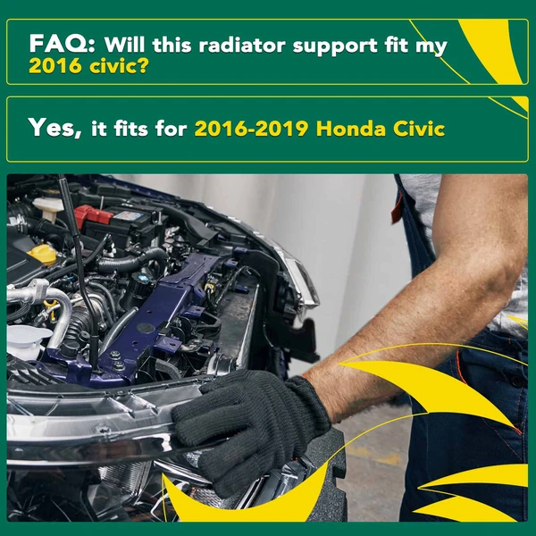 Radiator Support Assembly for 2016-2019 Honda Civic