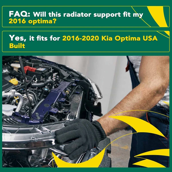 Radiator Support Assembly for 2016-2020 Kia Optima