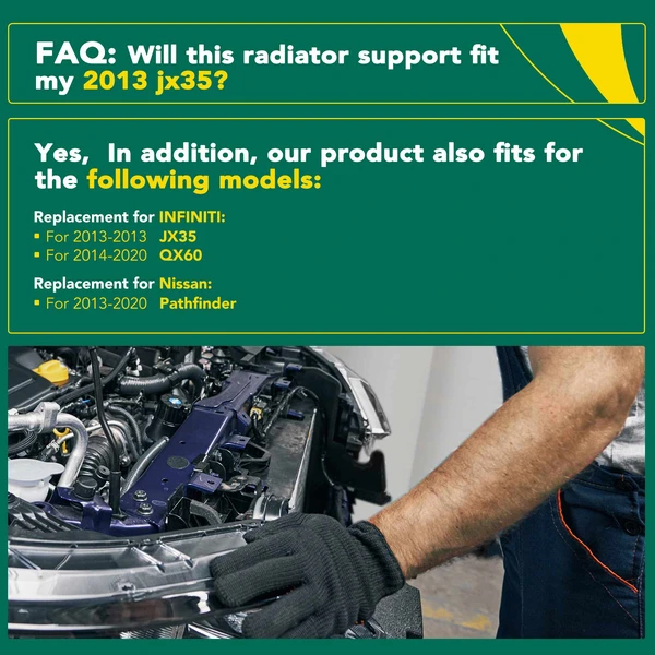 Radiator Support Assembly for 2013-2020 Nissan Pathfinder