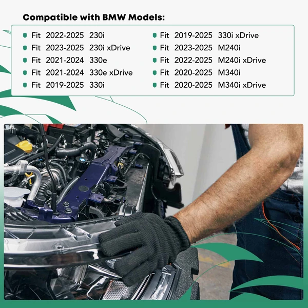 Front Radiator Support Bracket for 2019-2024 BMW 330i xDrive