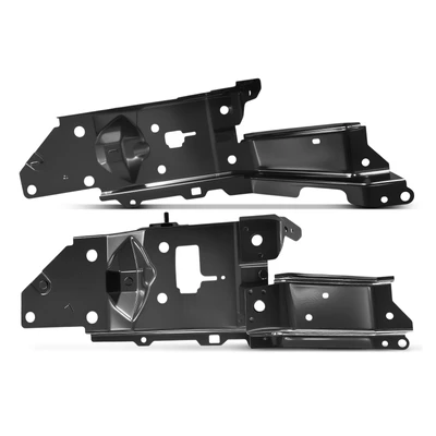 2 Pcs Driver & Passenger Steel Radiator Support