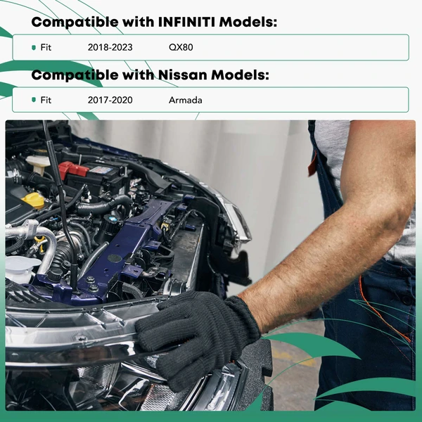 Driver Radiator Support Side Panel for 2018-2023 INFINITI QX80