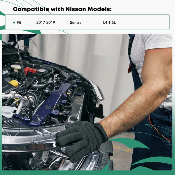 Passenger Upper Tie Radiator Support for Nissan Sentra 2017-2019 L4 1.6L Steel