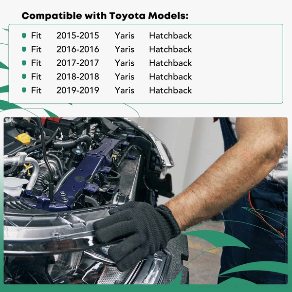 Upper Radiator Support Tie Bar for 2015-2019 Toyota Yaris