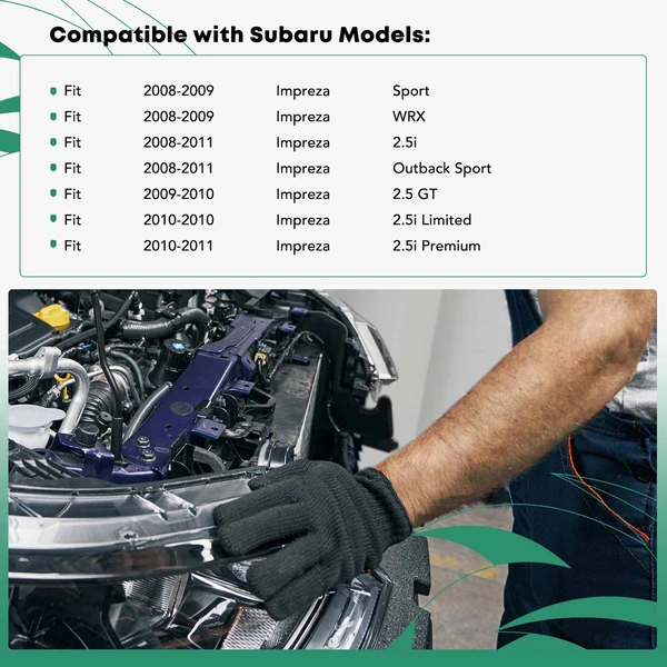 Radiator Support Assembly for Subaru Impreza 2008-2011 H4 2.5L Steel