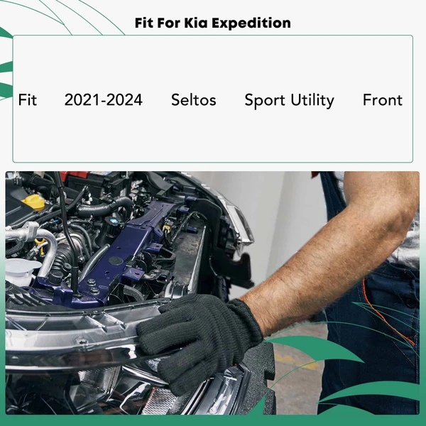 YHT Auto YHTRSA10238 Radiator Support Assembly Bolt On Front Side