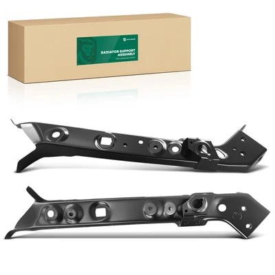 2 Pcs Driver & Passenger Upper Steel Radiator Support