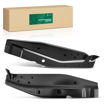 2 Pcs Driver & Passenger Upper Steel Radiator Support