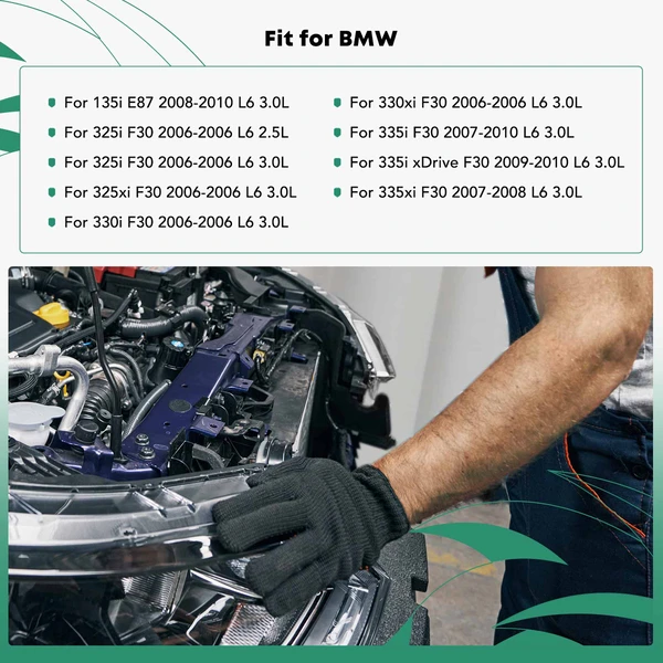 Left Radiator Support Assembly for BMW E87 135i F30 325i 325i 325xi 330i 330xi