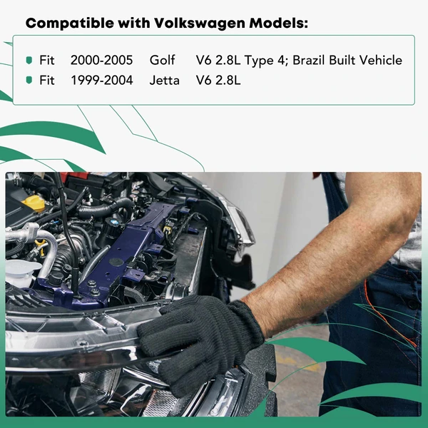 Front Radiator Support Assembly for Volkswagen Jetta 1999-2004 Golf Steel+PP+GF