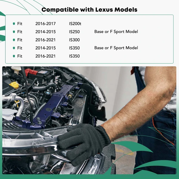 Upper Tie Bar Center Steel Radiator Support for 2014-2021 Lexus IS350