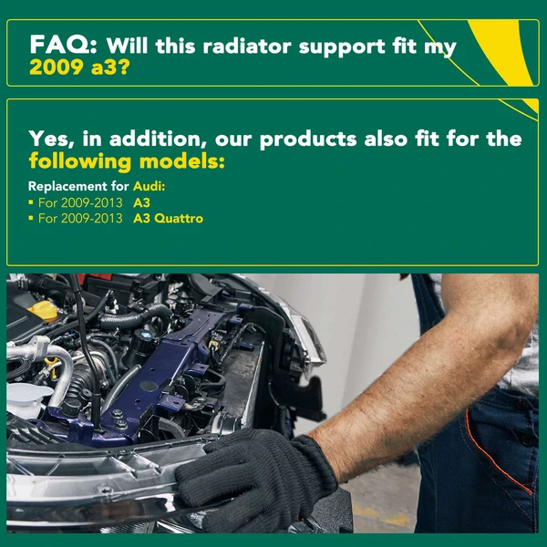 Radiator Support Assembly for 2009-2013 Audi A3