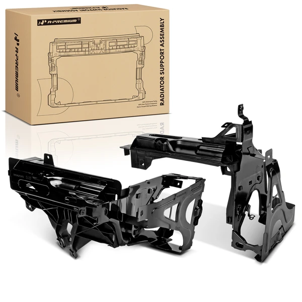 2 Pcs Driver & Passenger Radiator Support Assembly for 2014-2016 BMW 535d