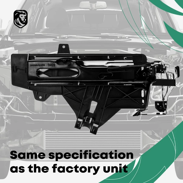 2 Pcs Driver & Passenger Radiator Support Assembly for 2014-2016 BMW 535d