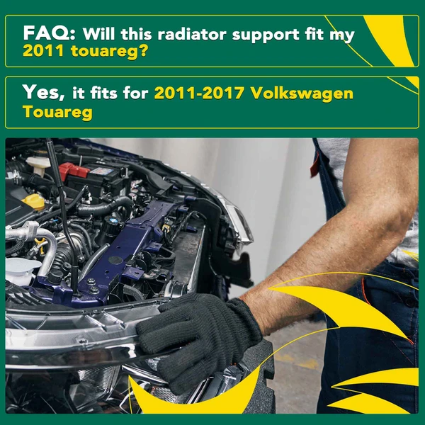 Radiator Support Assembly for 2011-2017 Volkswagen Touareg