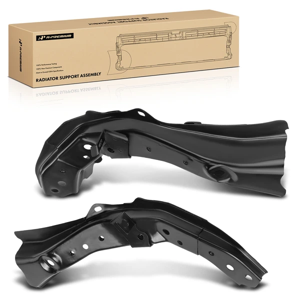 2 Pcs Driver & Passenger Radiator Support Side Support for 2014-2015 INFINITI Q50