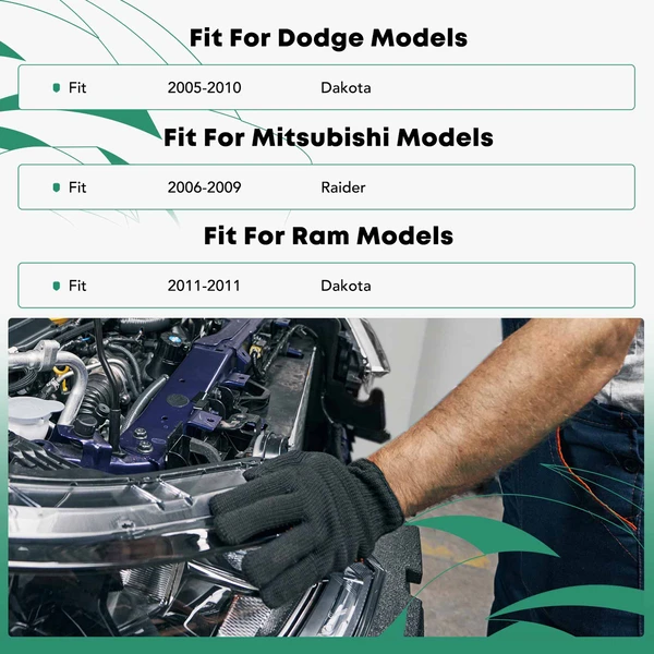 Lower Radiator Support Tie Bar Steel for Dodge Dakota 2005-2010 Ram Mitsubishi