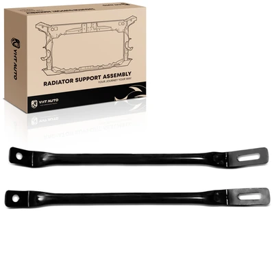 2 Pcs Driver & Passenger Center Radiator Support Crossmember Brace