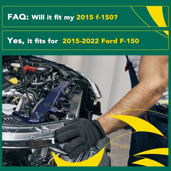 Upper Support Radiator Support Assembly for 2015-2022 Ford F-150