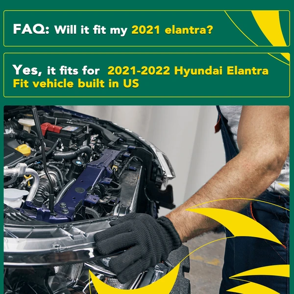 Front Radiator Support Assembly for Hyundai Elantra 2021-2022 L4 1.6L L4 2.0L