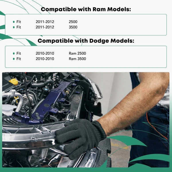 Radiator Support Assembly with CAPA for Dodge Ram 2500 Ram 3500 2010 Ram 2500
