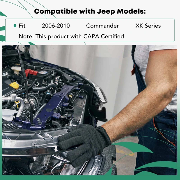 Upper Radiator Support Assembly with CAPA for Jeep XK Commander 2006-2010