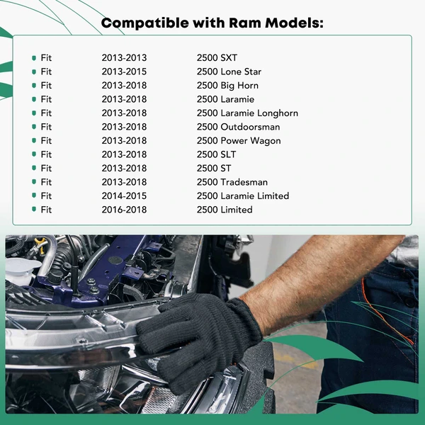 Upper Radiator Support Tie Bar with CAPA for 2013-2018 Ram 3500