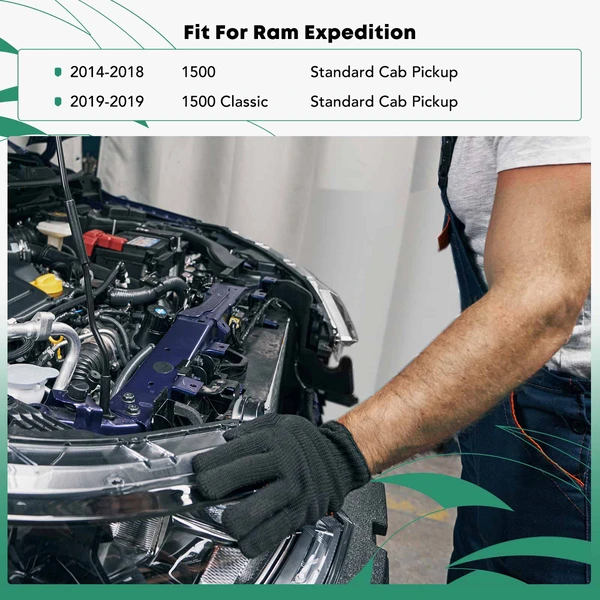 Radiator Support Assembly with CAPA Certified for 2014-2018 Ram 1500