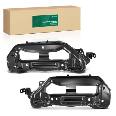 2 Pcs Driver & Passenger Steel Radiator Support Panel