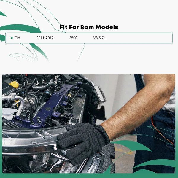 Radiator Support Assembly with CAPA for Ram 3500 2011-2017 V8 5.7L