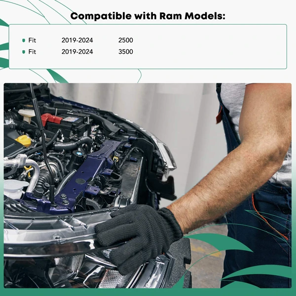 Steel Radiator Support Panel for 2019-2024 Ram 2500
