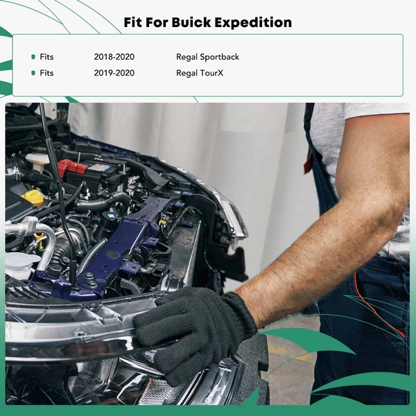 Lower Tie Bar Radiator Support Assembly with CAPA for Buick Regal Sportback 2018-2020